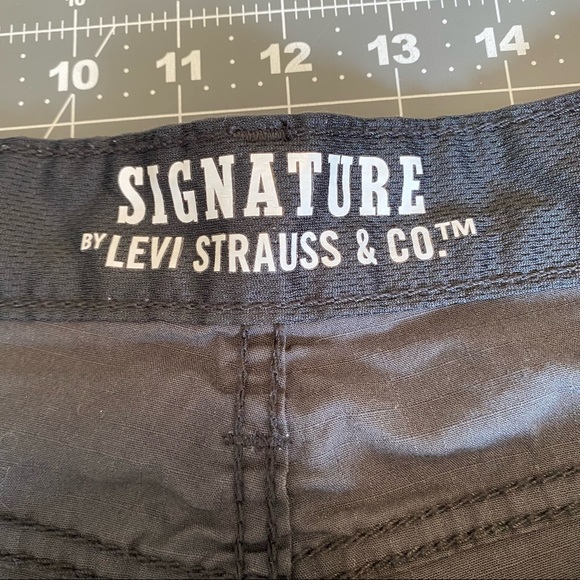 Levi Strauss and Co signature gray sz 40 cargo men’s utility  shorts - Picture 7 of 10